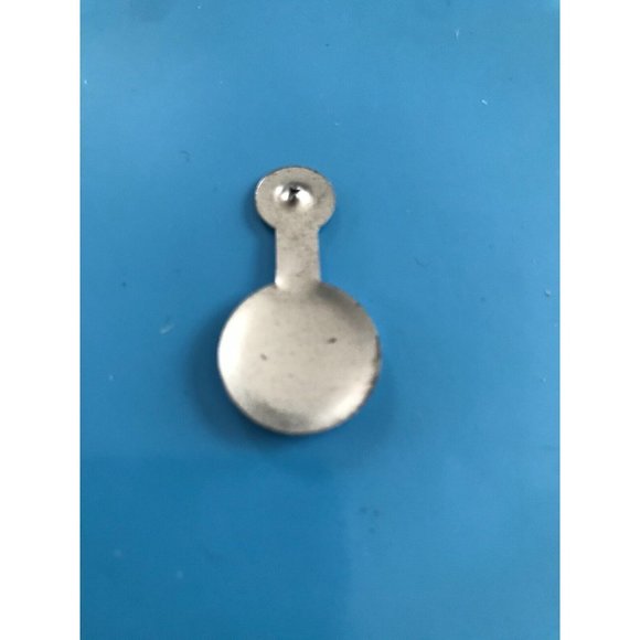 Vintage The Salvation Army Bell Ringer Merry Christmas Metal Tab Button Pin - Picture 3 of 3